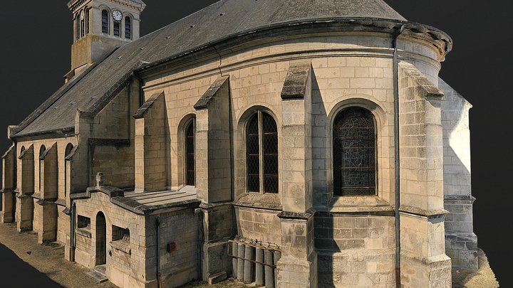 Eglise Saint-Pierre de Chevincourt 3D Model