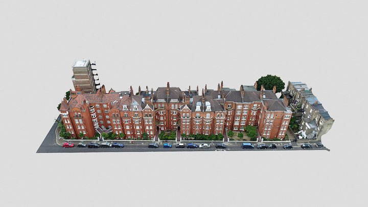Central London Roof Survey and Inspection 3D Model