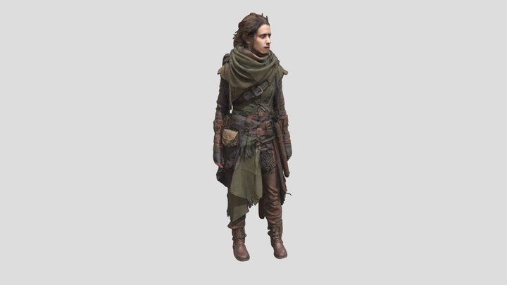 Adventurer's Attire 3D Model