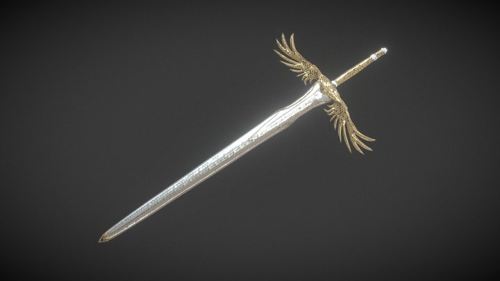 Angel Sword 3D Model