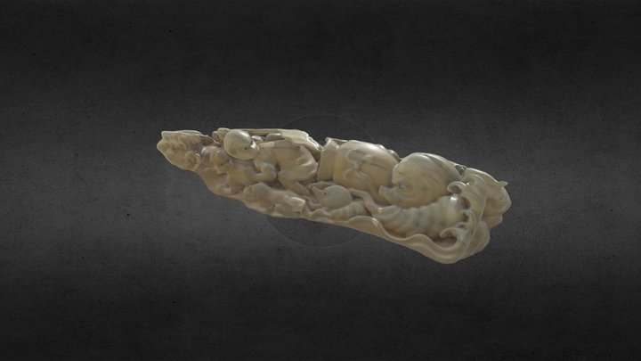 Chinese Sculpure 3D Model