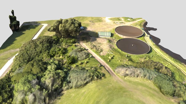 Solar Project Area 3D Model