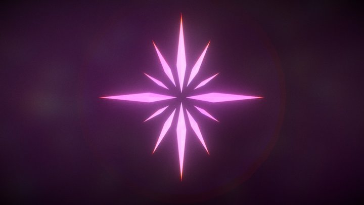 Moonlight Project - Pure Heart crystal 3D Model