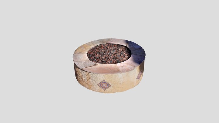 Old Fire Pit 3D Model