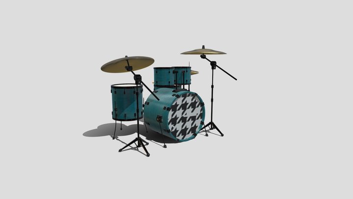 DRUM SET 3D Model