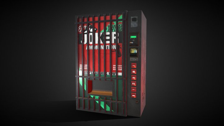 Joker Ammo Vending Machine - Fan Remake 3D Model