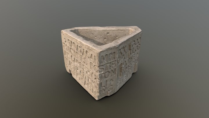 Concrete Cast Sculpture - LCC 3D Model