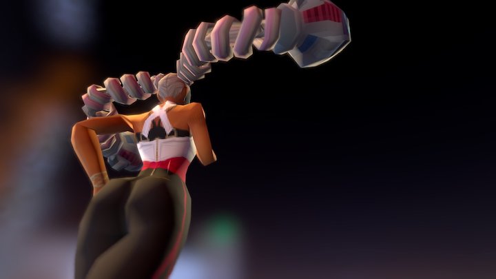 Twintelle ARMS (Low Poly) 3D Model