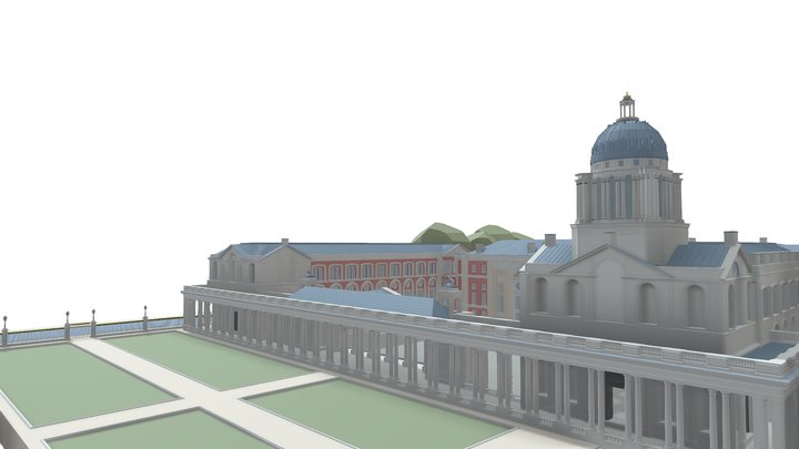 University of Greenwich, Old Royal Naval College 3D Model