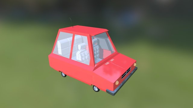Mini car 3D Model
