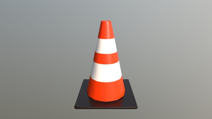 Road Cone 3D Model