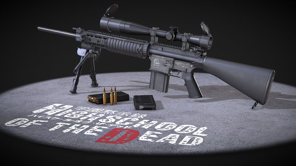 Firearms in Anime - A 3D model collection by 8sianDude (@haoliu95 ...