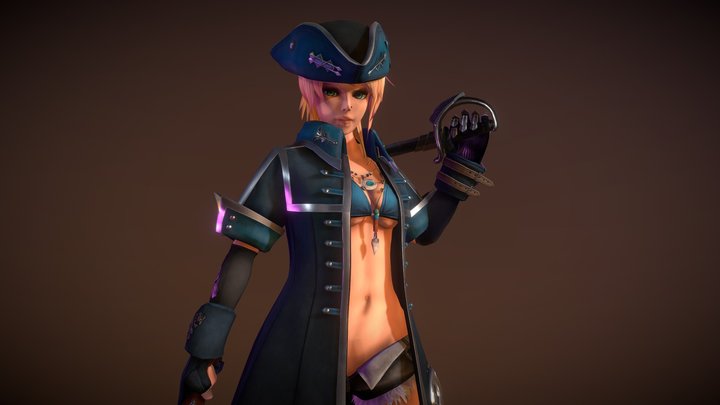 Lorelei - Game Ready 3D Model