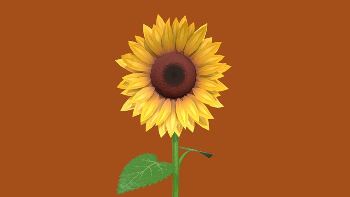 Sunflower 3D Model