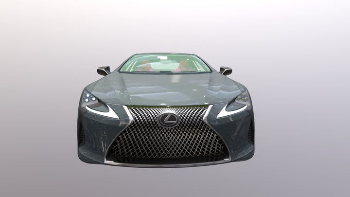 Lexus Lc500 2020 3D Model