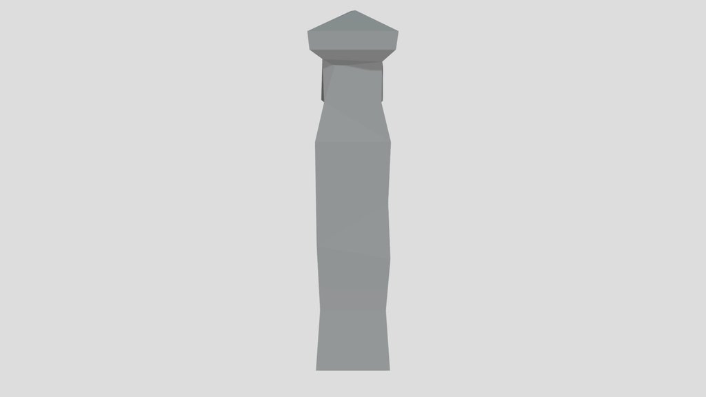 Low Poly Stone Pillar