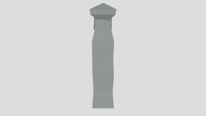 Low Poly Stone Pillar