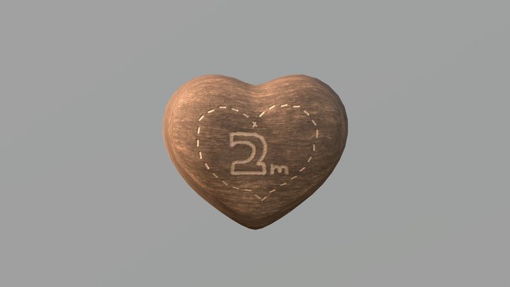 Heart Wood for Jazive 3D Model
