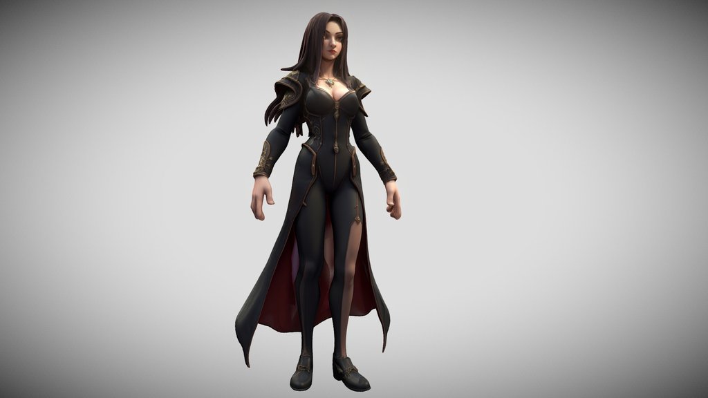 Woman Vampire Detailed