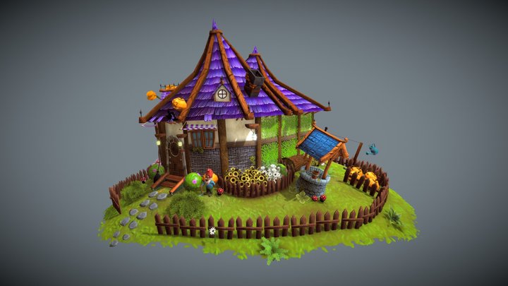 Witch's House Diorama 3D Model