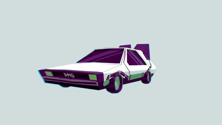 DeLorean 3D Model