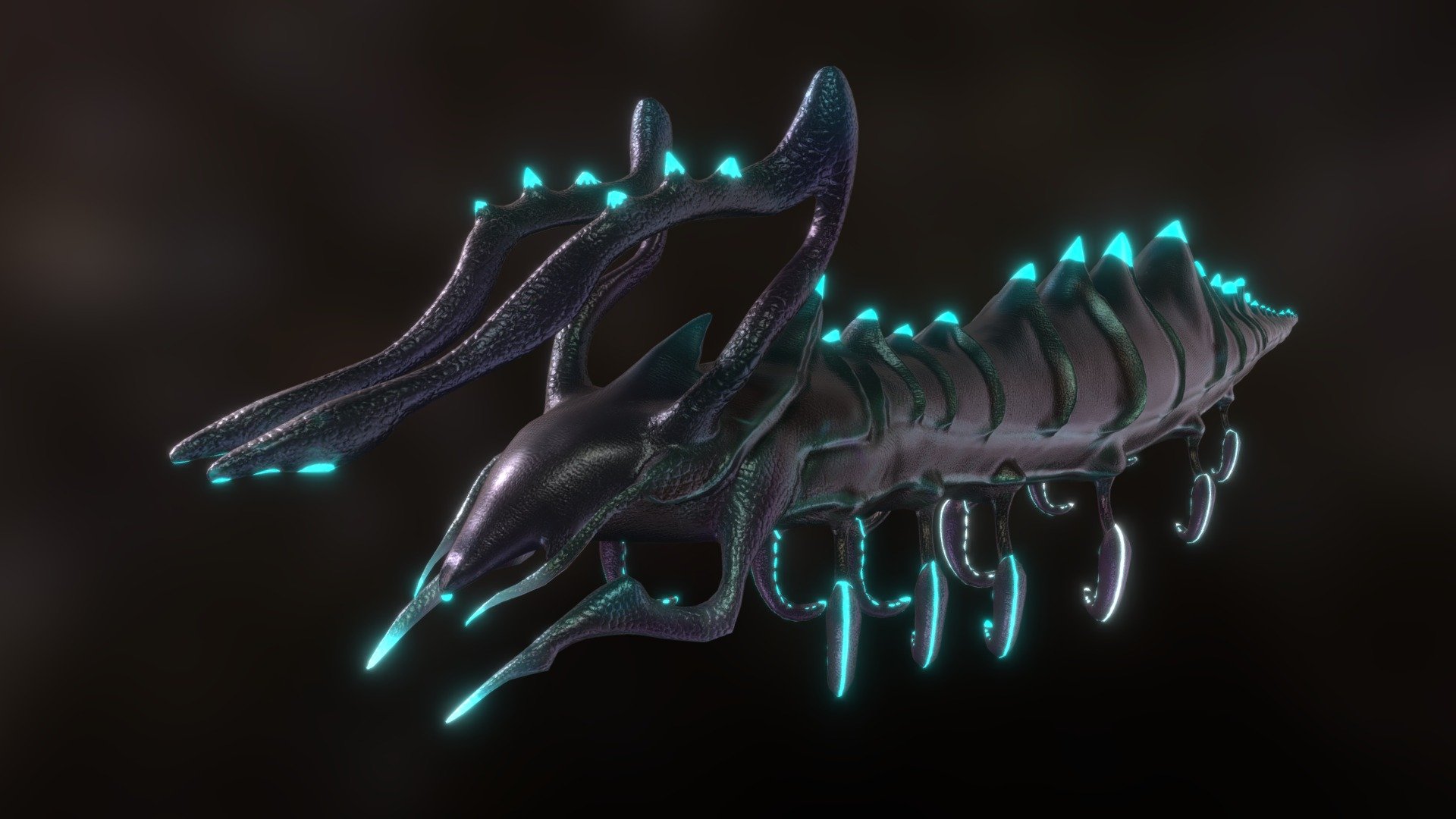 Creature Krill - Download Free 3D model by thatcloudartist [3a0cc44 ...