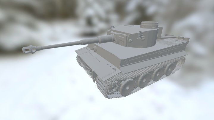 Tiger I 3D Model