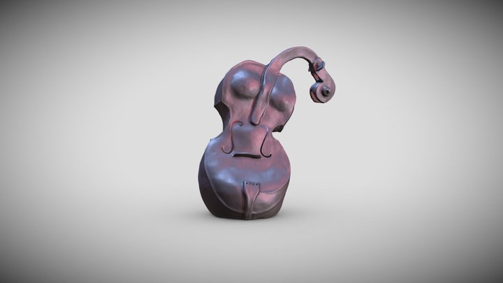 Cello 3D Model