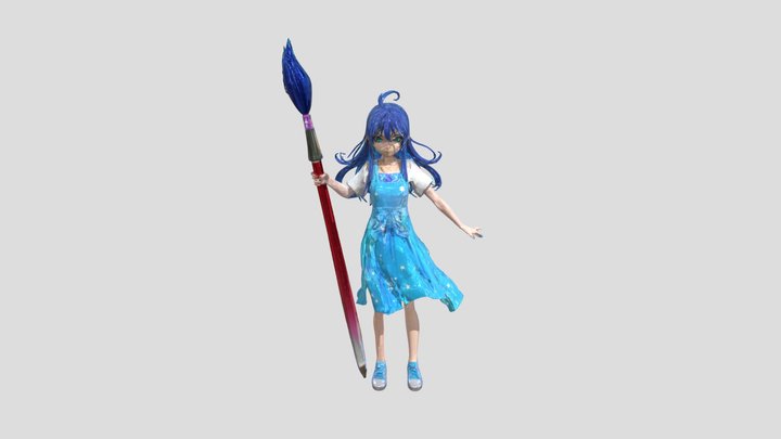 Aya 3D Model