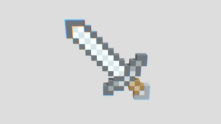 Pixilart - Minecraft Iron sword by AlphaxE
