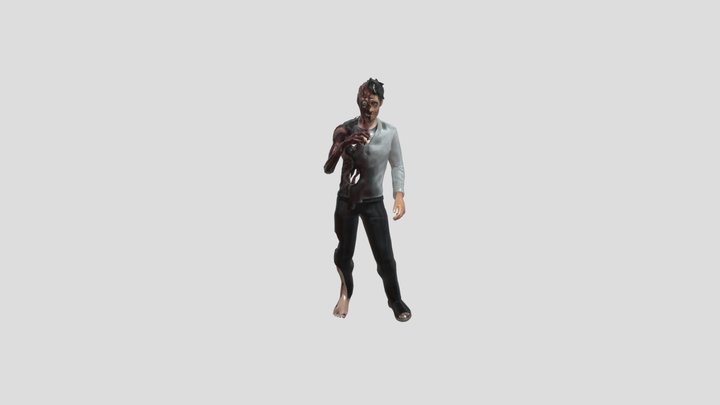 3D Twerking Zombie Dancer 3D Model