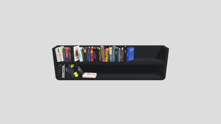 Bookshelf 3D Model