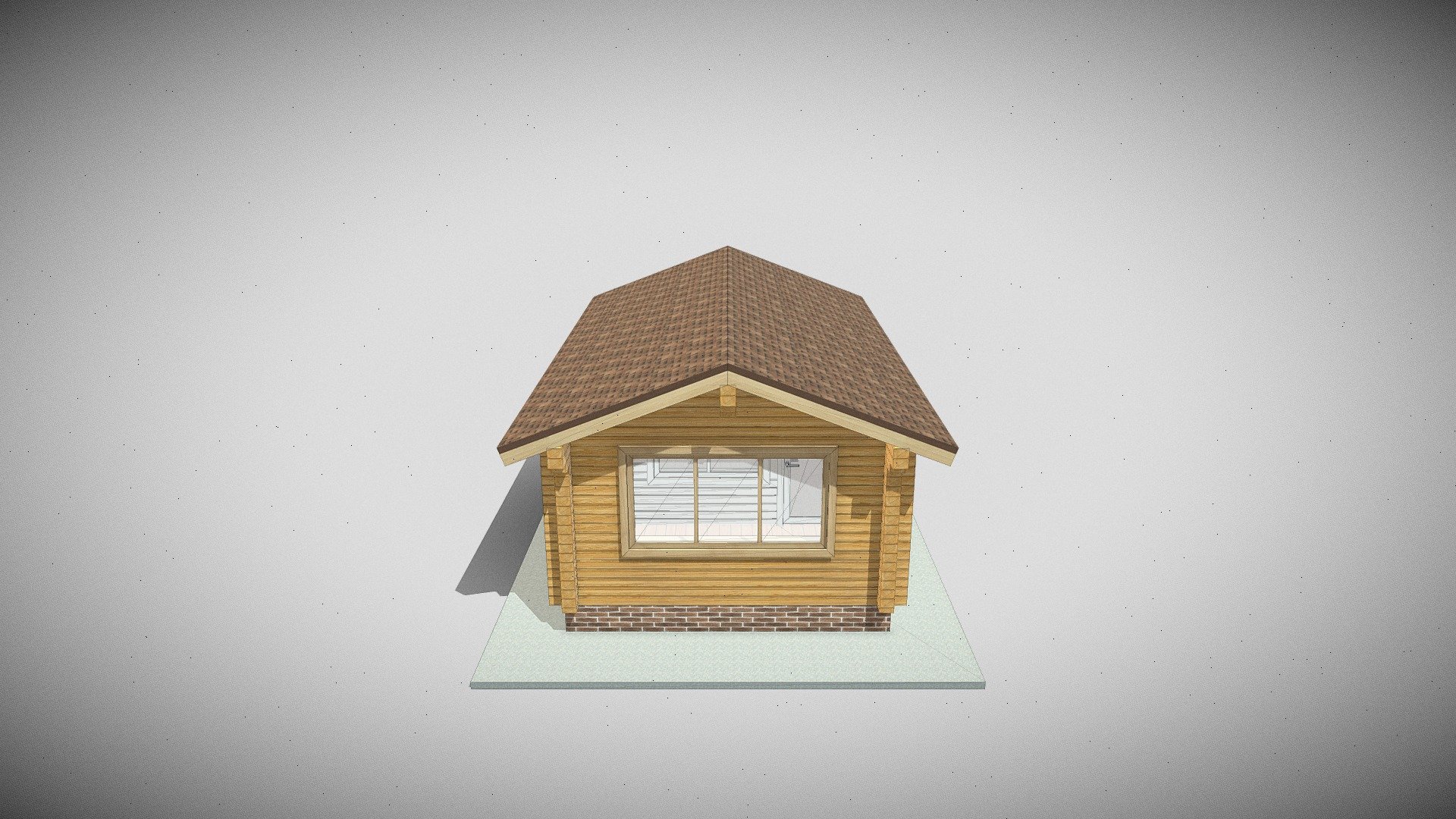 Будка охраны - 3D model by dorokhovvova1 [3a11513] - Sketchfab
