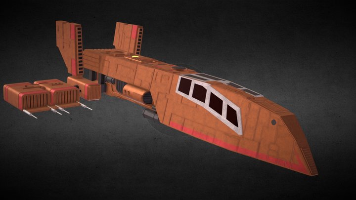 Star Wars: HWK-290 – Modello 3D gratuito STL