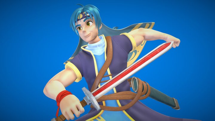 Golden Sun - Piers 3D Model