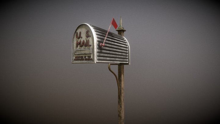 U.S. Mailbox 3D Model