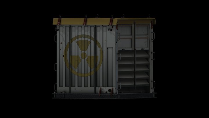 Nuclear Container 3D Model