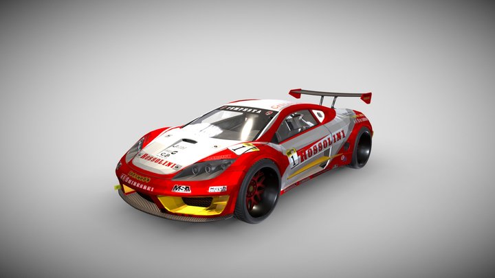 Burnout Paradise car Rossolini Tempesta (rigged) 3D Model