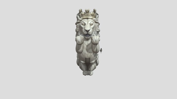 Regal Lion Majesty 3D Model