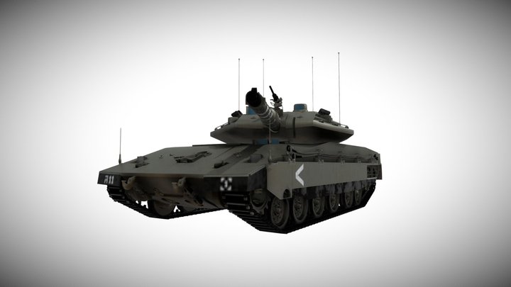 Merkava+MK4 3D Model