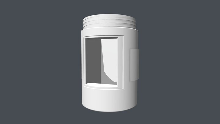 圓柱 3D Model