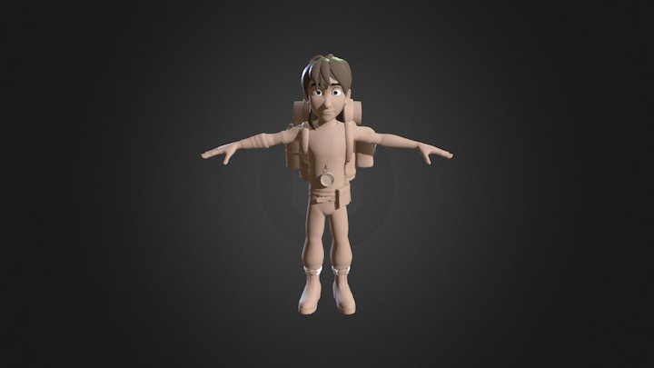 Peter (Cartoon character WIP) 3D Model