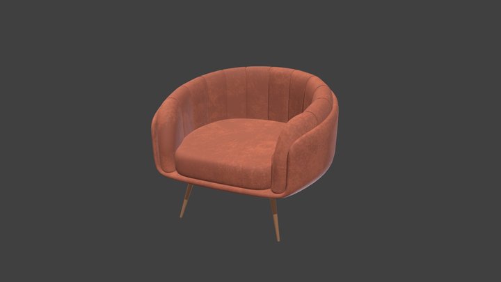Vintage Armchair 3D Model