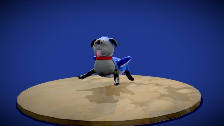 Pug Jay 3D Model