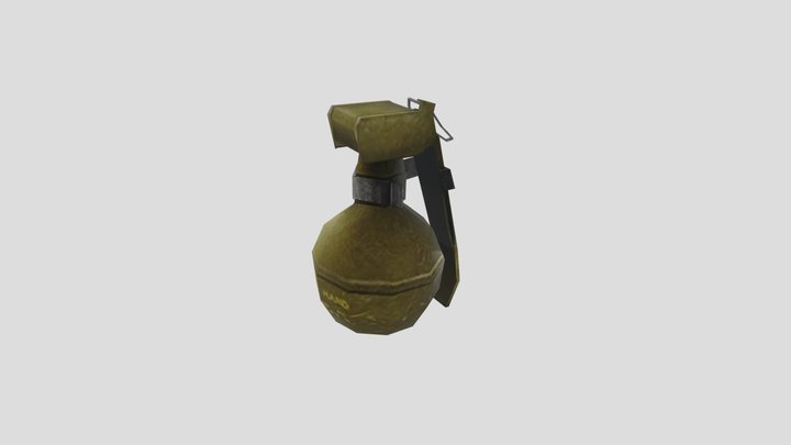 Freefire Grenade 3D Model