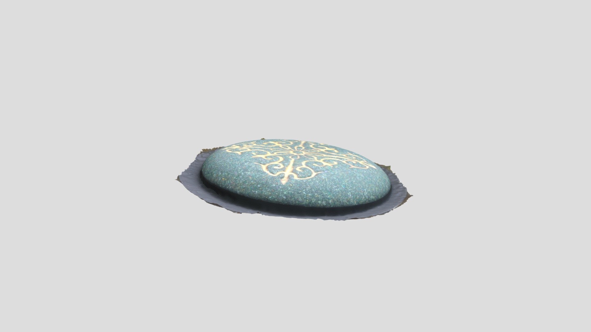 Ancient Yin dynasty blue lid (circa 2019)
