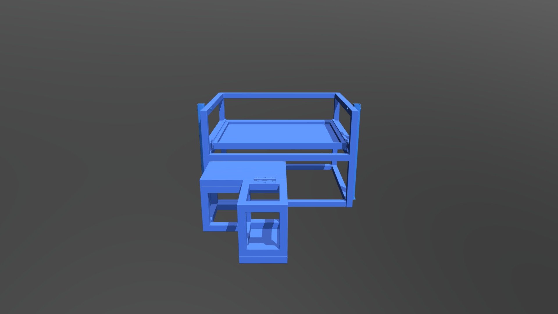 RV Tiny House Appliance Drawer & Steps — Sketchfab embed 3D viewer