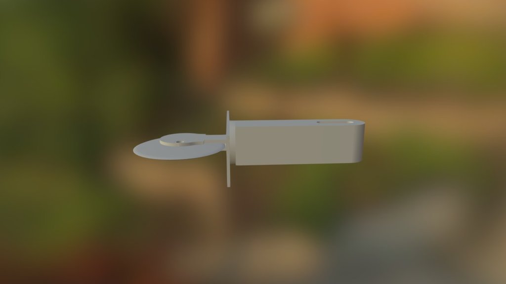My Assembled Pizza Cutter - 3D model by schandr9 [3a17a3d] - Sketchfab
