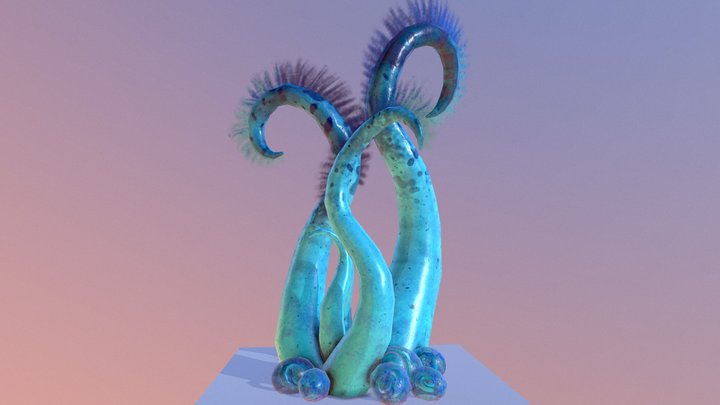 Alien plant 3D Model