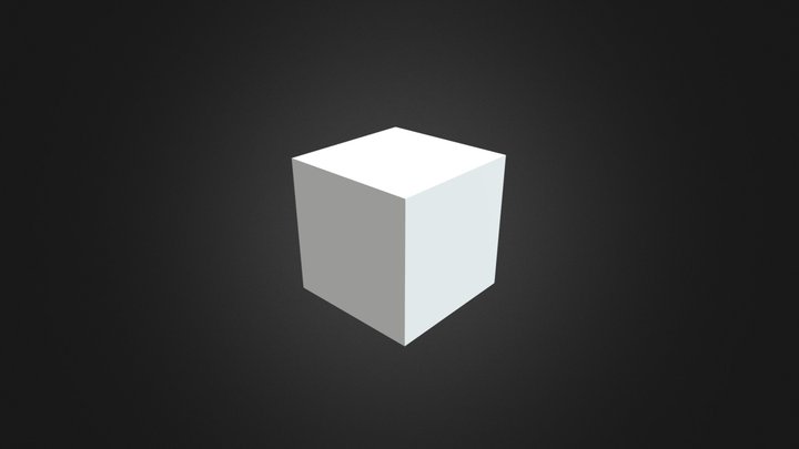 Epic Simple Cube 3D Model